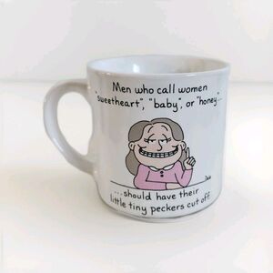 Vintage Dale Funny Coffee Mug “Men Who Call Women Sweetheart” Humor Comic
